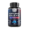 Testosterone Booster for Men - Male Enhancing Supplement - Natural Performance Booster for Energy, Endurance, Size, Stamina, Strength, Libido & Muscle Growth with L-Arginine, Tongkat Ali - 120 Pills