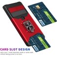 thumbnail image 4 of KOMI Design for Google Pixel 8 Pro Phone Case with Screen Protector Card Holder Stand Kickstand Heavy Duty Shockproof Hybrid Rugged Drop Protective Cover for pixel8pro 8pro Women 6.7 inch Red, 4 of 5