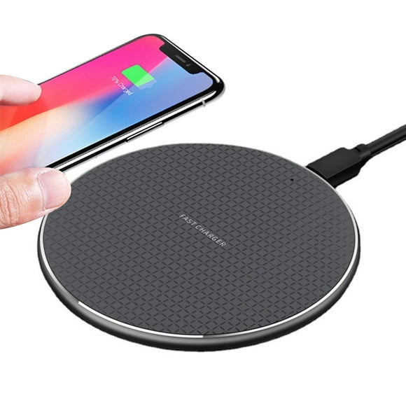 Charge Rapide Sans Fil Charger pour iPhone 12/11/Pro/Max/TP/XR/X/8, iPad Pro/Air/Mini, Samsung Galaxy S21/S10/S9/Plus