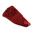 thumbnail image 2 of Rovga Women Girls Hair Accessories Fashion Women Crochet Headband Knit Hairband Flower Winter Ear Warmer Head Wrap, 2 of 3
