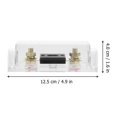 thumbnail image 3 of Clear Shell ANL Fuse Holder with 300A Fuses for Car Audio and Video System, 3 of 3