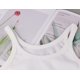 thumbnail image 4 of Camiseta sin mangas corta sin mangas para mujer, ajustada, cuello redondo, tejido acanalado, camiseta corta básica, camisetas, L TUNC Sencillez, 4 of 5