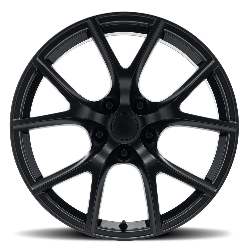 blackwill！！ Topline Replicas - V1188 Trackhawk Satin Black Wheel (22x10