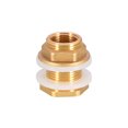 thumbnail image 1 of 4 Uds Tanque de Agua de latón adaptador de instalación de tubería de agua grifo cubo de lluvia enchufe de tanque de latón para grifo cubo de lluvia tanque de agua G1/2, 1 of 3