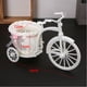 Tricycle Vélo Panier à Fleurs Vase de Stockage Bonbons Conteneur Mariage Décoration de la Maison – image 5 sur 6