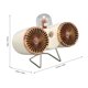thumbnail image 2 of Ventiladores portátiles con pulverizador, ventiladores de dos cabezales, bonitos ventiladores con pulverizador de dos cabezales, ventiladores de dos cabezales de calidad superior, 2 of 14