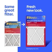 Filtrete 14x24x1 HVAC Furnace Air Filter, MPR 1000 MERV 11, Allergens & Pet Dander, 2 Pack