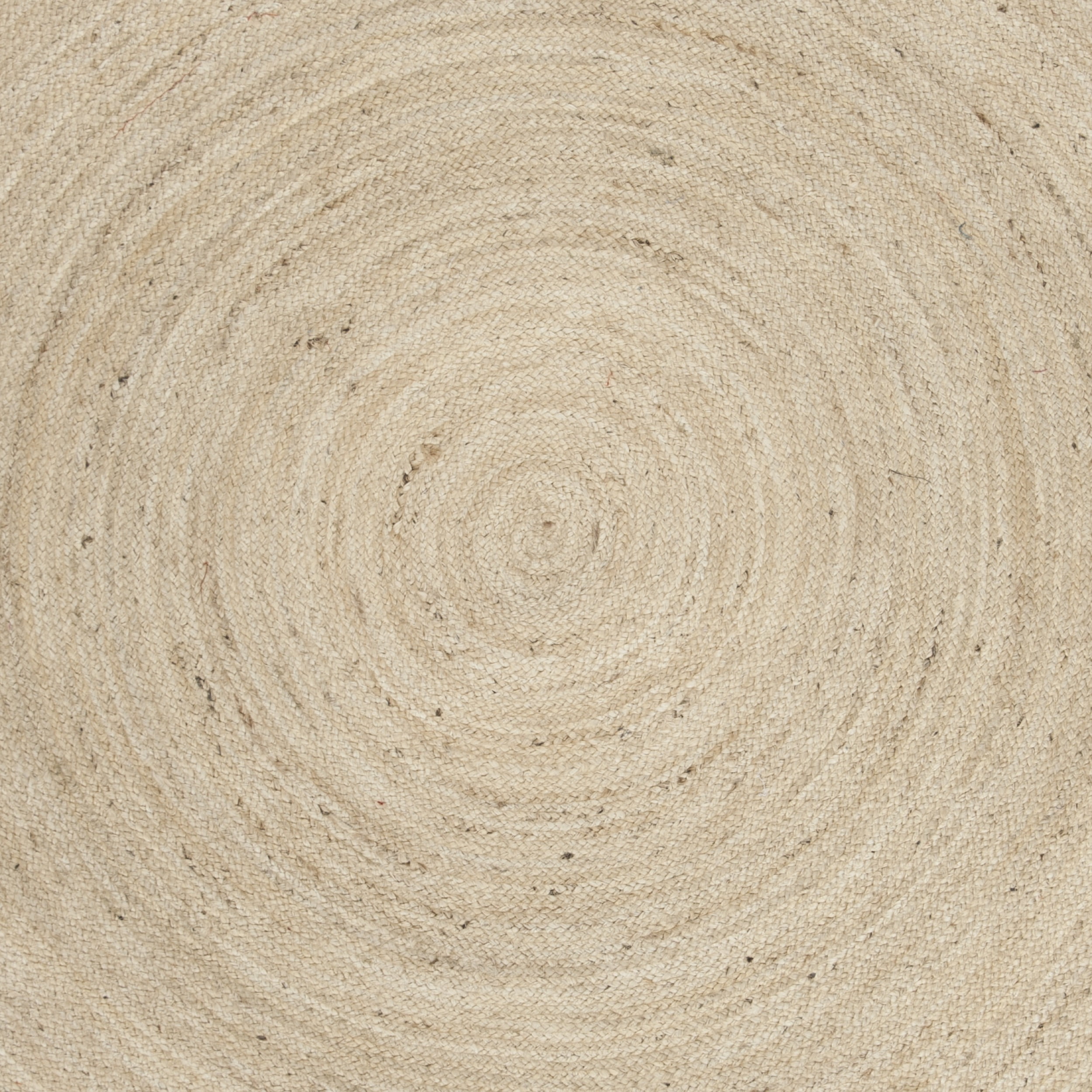 SAFAVIEH Cape Cod Hyram Braided Area Rug, 8' x 8' Round, Ivory/Light Beige