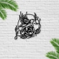 thumbnail image 1 of Xihbxyly Arte de Pared de Metal con Forma de Pájaro Pequeño, Decoración Única de Hierro Forjado, Símbolo Cálido de Año Nuevo, Ligero y Duradero, Decoración para Dormitorio, Sala de Estar, Porche, Reg, 1 of 5