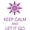 Purple, variant on Keep Calm and Let it Go | StickerDecal Movie Quote | Vinyl Wall Decal | Snowflake Bedroom Sticker 22"x26" [DS17]