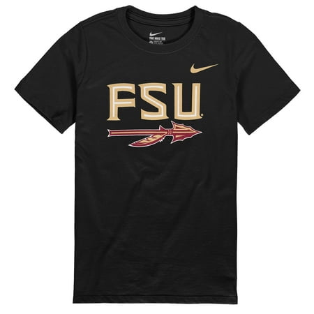 Florida State Seminoles Nike Youth Alternate Logo Cotton T-Shirt - Black