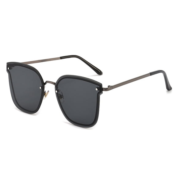 Under $10 Glasses Black Fashion Man Women Round Polarized Gradient Color Glasses Sunglasses Shades Great for Travel Shopping Outdoors