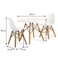 thumbnail image 4 of Set De 4 Sillas Infantiles Y Mesa Eames Para Niños | Duduk, 4 of 4