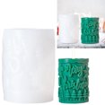 thumbnail image 3 of Molde Silicona para Velas Cilíndricas Perfumadas Regalos Navidad DIY, 3 of 9