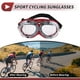 thumbnail image 3 of Gafas de montar para motocicleta plegables de PC PU esponja para motocross y ATV, lente transparente, marco rojo plateado, 3 of 6