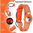 thumbnail image 3 of LAICAIW Collier pour Chien AirTag, [Orange-Size S] Collier pour Chien Apple Réfléchissant AirTag, Collier pour Chien AirTag Épais, Support de Collier pour Chien AirTag Intégré pour Petits Moyens Grands Chiens, 3 of 7