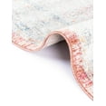 thumbnail image 7 of Unique Loom Noble Collection Area Rug - Henry (3' 10" Round Red/Blue), 7 of 7