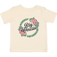 thumbnail image 3 of Inktastic Big Cousin with Flower Circle Girls Baby T-Shirt, 3 of 5
