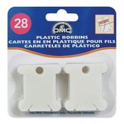 DOLLFUS-MIEG & COMPAGNIE DMC Plastic Floss Bobbins, 28 Count