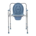 thumbnail image 2 of GAMBIMEDIC Silla De Baño Comodo De Acero Plegable Fija Incluye Cubeta, 2 of 7