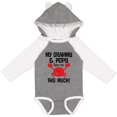 thumbnail image 3 of Inktastic My Grammy and Pops Love Me Grandson Crab Boys or Girls Long Sleeve Baby Bodysuit, 3 of 5