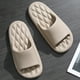 thumbnail image 3 of Zapatillas Baño Antideslizante Interior Sandalias Caseras EVA para Home Hotel (46-47) Caqui, 3 of 8