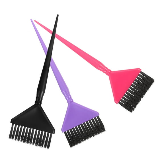 HEMOTON  3 Pcs Color Tint Applicator Hair Brush Conditioner