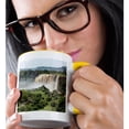 thumbnail image 2 of 3drose, Tis Isat, Waterfall, Blue Nile, Ethiopia - Af16 Mzw0296 - Martin Zwick, 11oz Two-tone Yellow Mug, 2 of 6