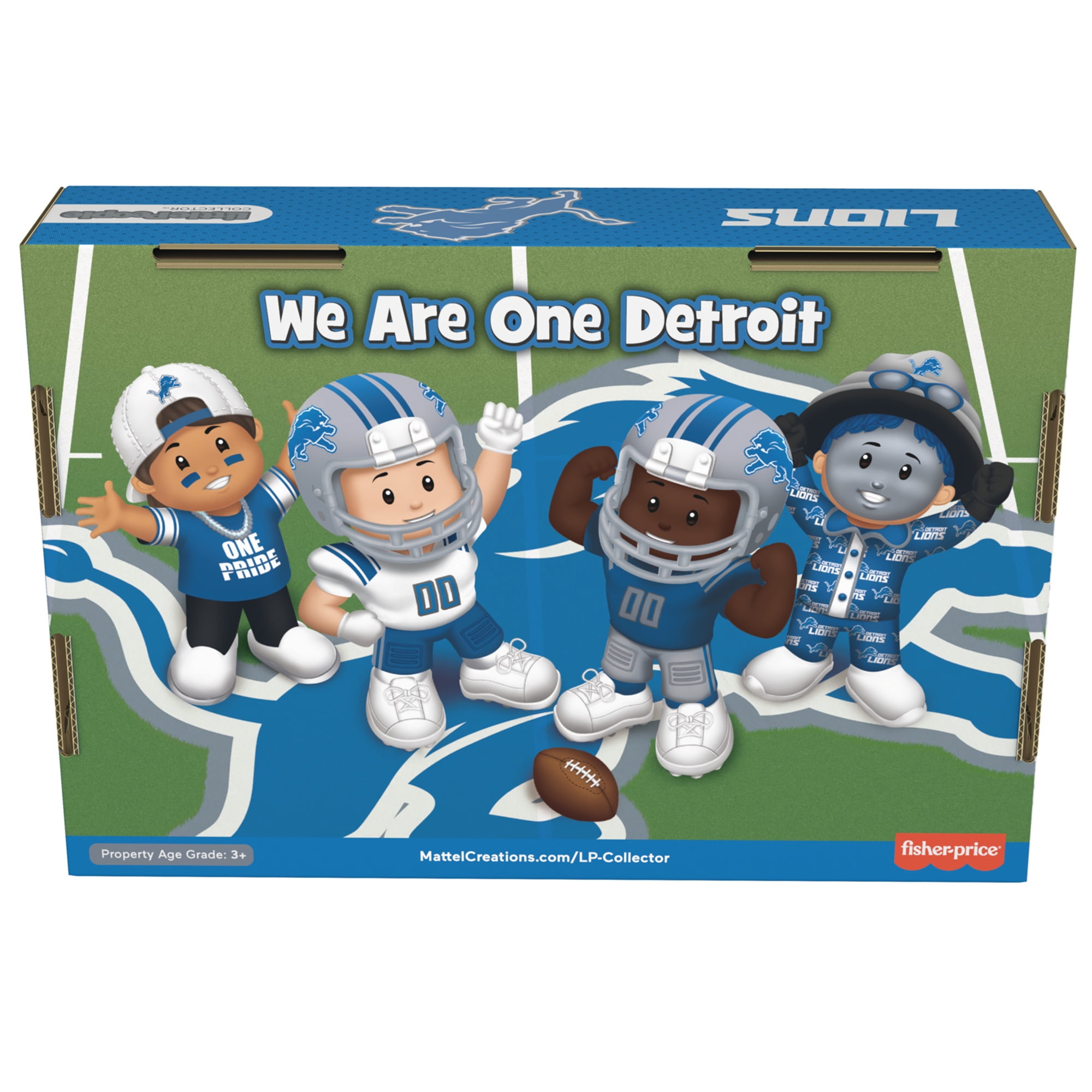 Fisher-Price Little People NFL Collector Set, Detroit Lions,
