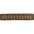 thumbnail image 1 of VHC Brands Tea Cabin Runner Quilted 13x72 Log Cabin Country Rustic Lodge Kitchen Tabletop Design, Moss Green and Deep Red, 1 of 4