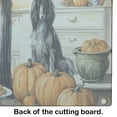 thumbnail image 2 of Afghan Hound Fall Kitchen Pumpkins Glass Cutting Board Large 12 in x 15 in, 2 of 5