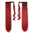 thumbnail image 2 of Long Straight/Curly Wrap Around on Ponytail Extension Synthetic Hairpiece, 2 of 6