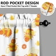 thumbnail image 5 of Bumble Bee Print Kitchen Curtains Set - 3 Piece Honeycomb Design, Semi-Sheer Tier Curtains with Valance, Farmhouse Window Panels, Cute Gift for Bee Enthusiasts, 5 of 5