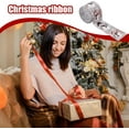 thumbnail image 2 of Christmas Ribbon - Ribbons for Crafting | Wired Christmas Ribbons | Snowman Strap for Crafts | Party Ornament | String Burlap Decorative 5.46 Yard for Homecoming Hair Flower Birthday Party Tree, 2 of 18