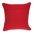 thumbnail image 2 of 20" x 7" x 20" Handmade Transitional Red And Blue Pillow Cover With Poly Insert, 2 of 3