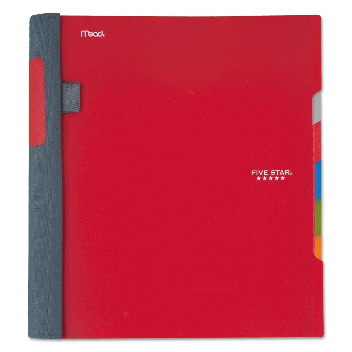 1PC Five Star Advance Wirebound Notebook, Ten Pockets, 5-Subject, Medium/College Rule, Randomly Assorted Cover Color, (200) 11 x 8.5 Sheets