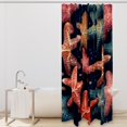 thumbnail image 2 of Starfish Printed Waterproof Shower Curtain Set with Hooks for Bathroom Decoration - Curtain Sets Included, 2 of 5