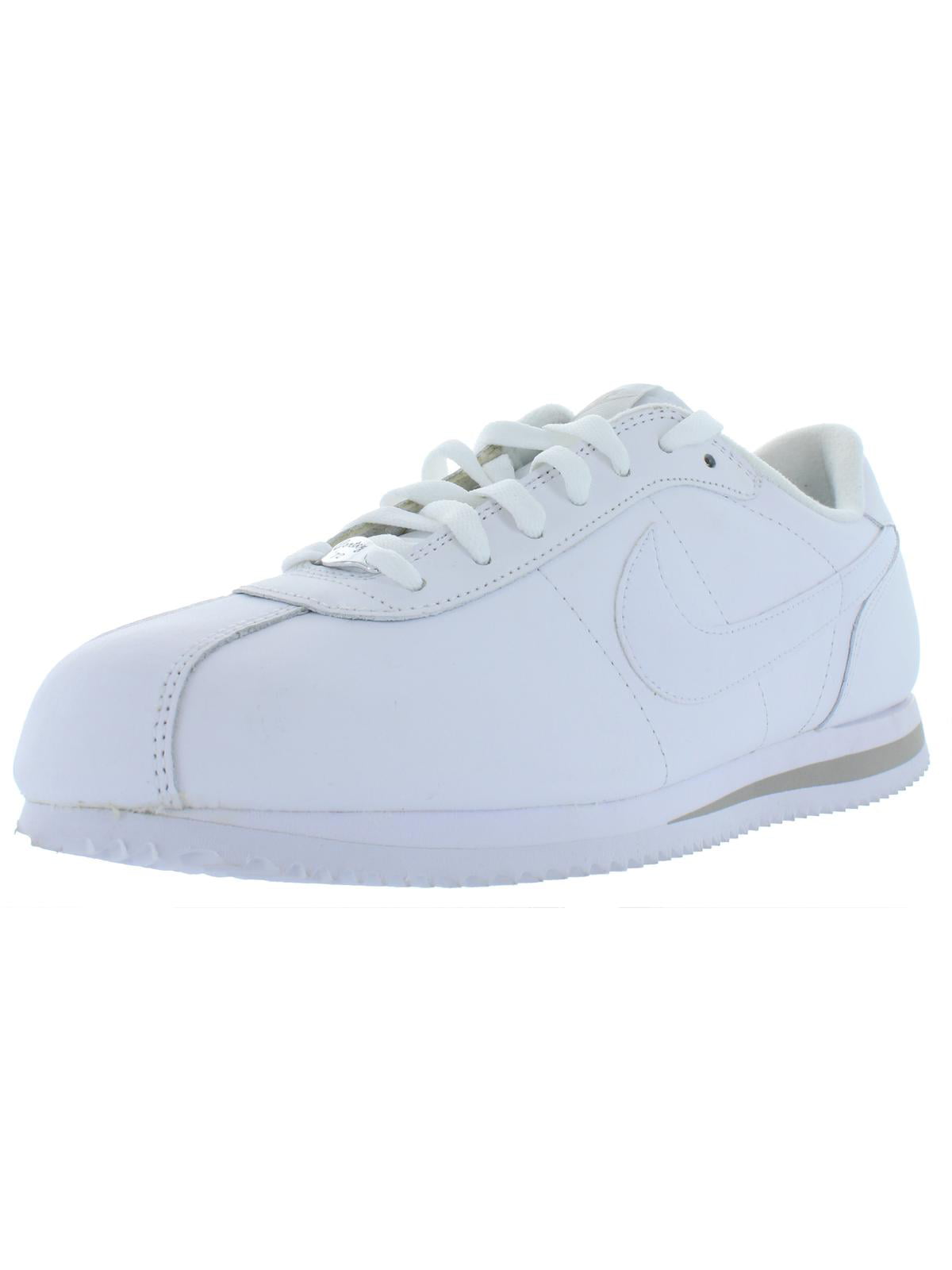 Nike - Nike Mens Cortez Basic Leather Low Top Fashion Sneakers White 11 ...