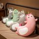 thumbnail image 2 of Peluche torcido de animales para niños, muñeco Kawaii, unicornio, dinosaurio, Husky, hámster, almohada suave, cojín de peluche, regalo de San Valentín, 2 of 5