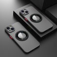 thumbnail image 2 of Funda magnética mate de lujo para carga inalámbrica Magsafe, carcasa a prueba de golpes para iPhone 14, 13, 12, 11 Pro Max Mini Fivean unisex, 2 of 2