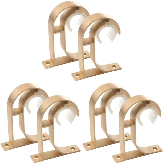 6 pcs  Curtain Rod Bracket Heavy Duty Curtain Rod Holders Curtain Rod Brackets