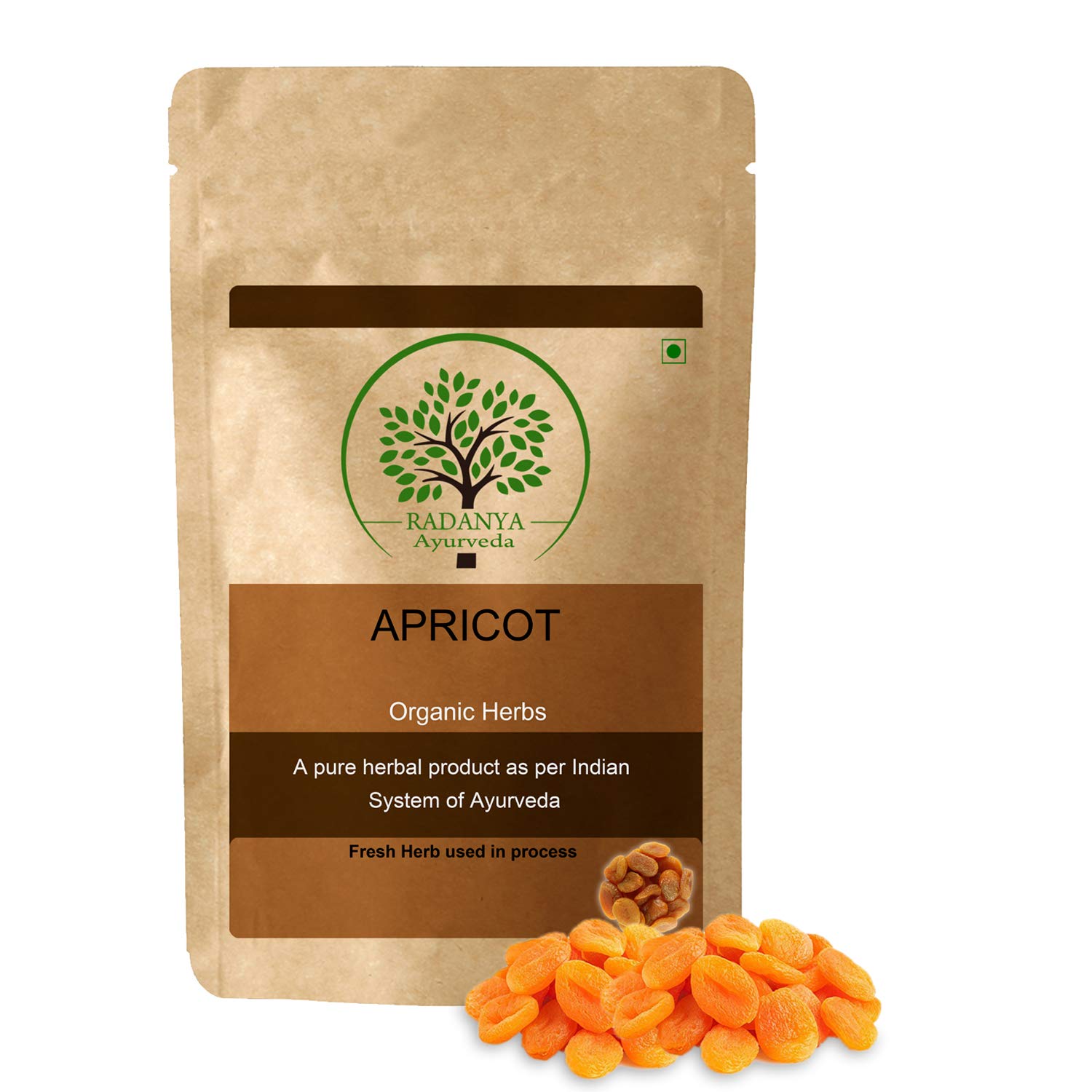 RADANYA Ayurveda Dried Apricot Unsweetened and Naturally Dehydrated