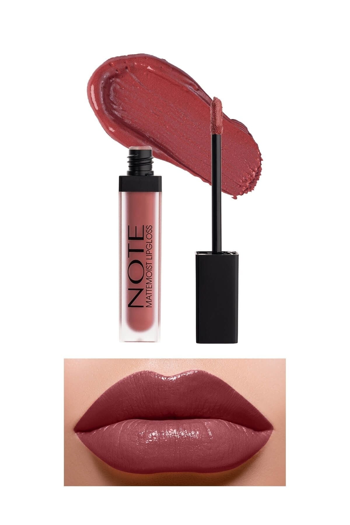 Note Cosmetics MatteMoist Lipgloss - Color : 404 - Jolly