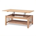 thumbnail image 1 of International Concepts Table Basse Mission Inachevée avec Plateau Élévateur, 1 of 7