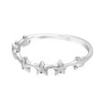 thumbnail image 2 of Boho Stellar Linked Eternity Stars .925 Sterling Silver Celestial Ring-9, 2 of 5