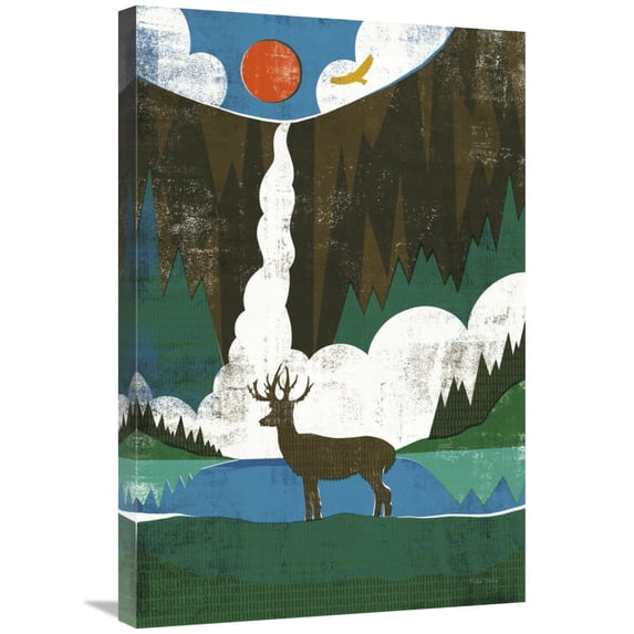 Global Gallery's 'Big Sky II No Words' By Michael Mullan Stretched Canvas Wall Art