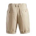 thumbnail image 3 of Dresfit Men's Golf Shorts Baggy Pleated Bermuda Shorts Summer 2026 Work Shorts Wide Leg Adjustable Big and Tall Business Bermuda Shorts with Pockets S, 3 of 8