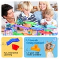 thumbnail image 6 of PicassoTiles Magnetic Race Track Expansion Set for Kids – 12PCS STEM Construction Building Blocks Add-On Toy with Racing Ramp, 6 of 12