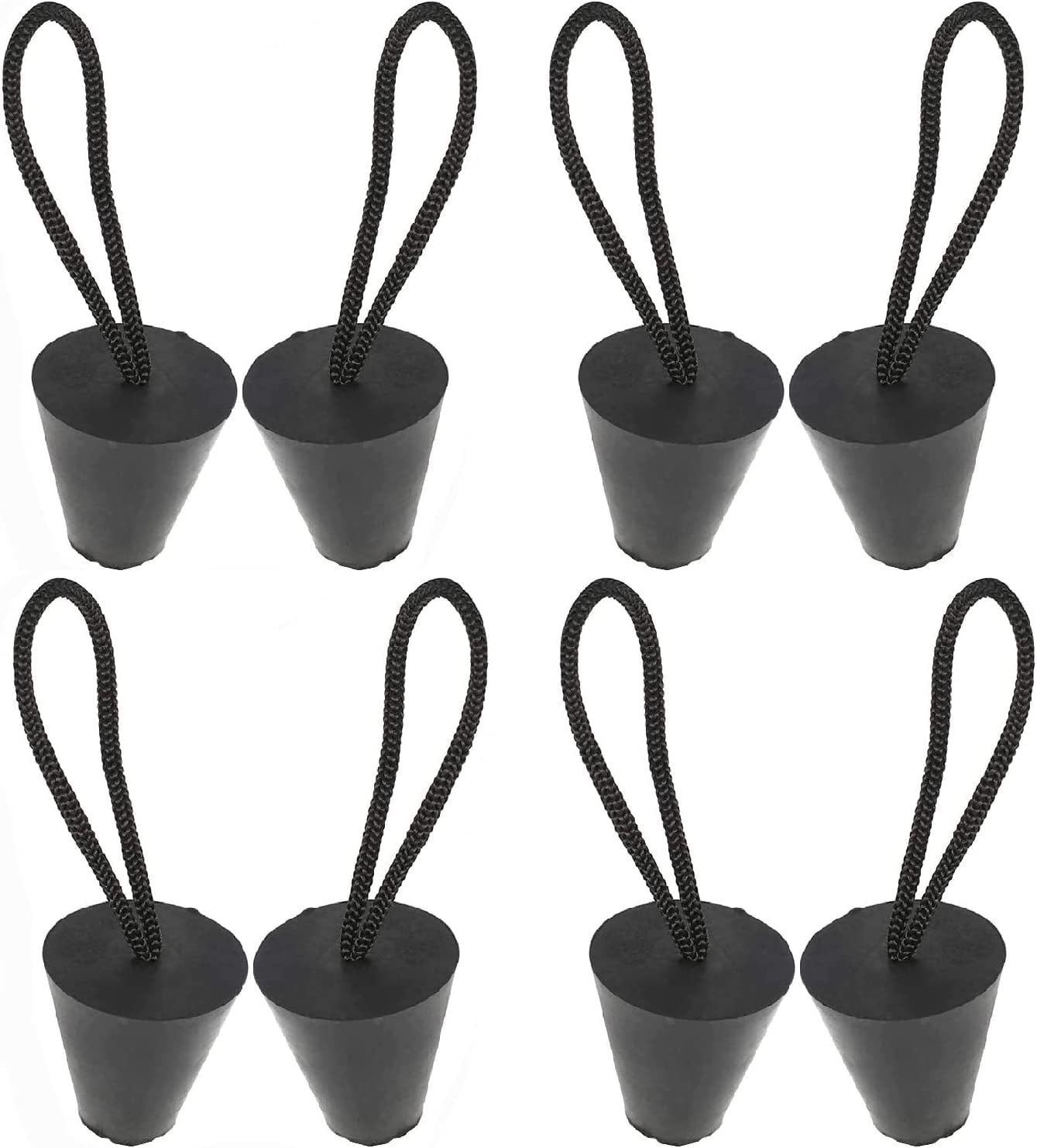 8Pc Universal Kayak Drain Plug with Lanyard Drain or Drain (8Pack