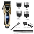thumbnail image 4 of KEMEI Cordless Hair Clippers for Men with LED Display Hair Cut Grooming Kit Trimmer Machine, KM-1990, 4 of 9